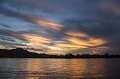 Coucher de soleil sur le rio Beni bolivie,rurrenabaque,rio beni 